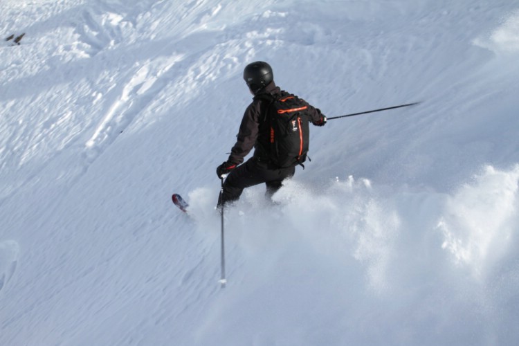 Magnus på Best Skiing at the moment 12 februari 2011. Foto:Carl Lundberg