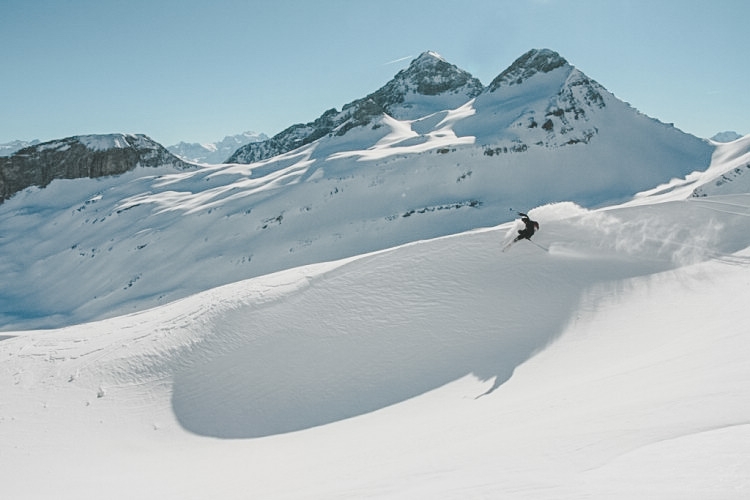 Rhys Williams in Ovronnaz. Photo: Andreas Bengtsson