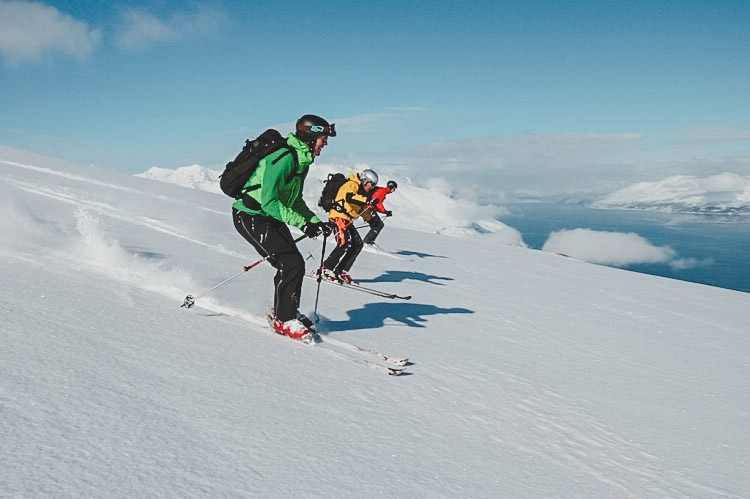 Skitouring i Lyngen Foto: Carl Lundberg