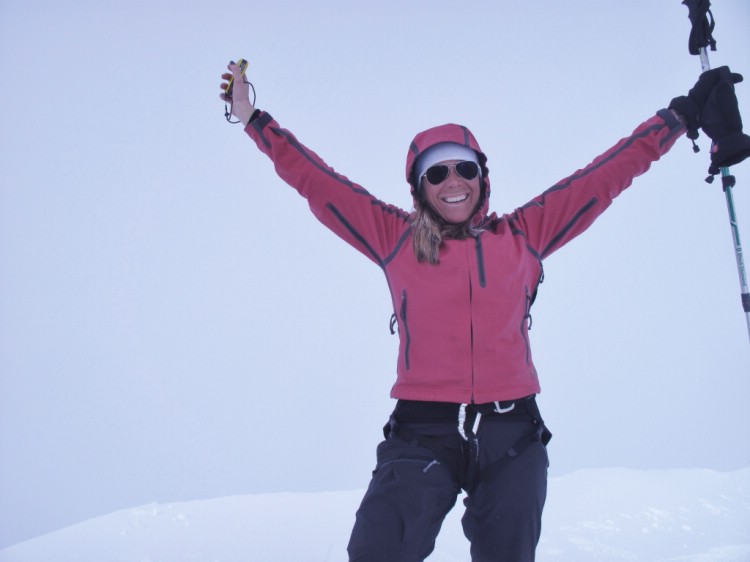 På toppen av Sverige. Ski touring Kebnekaise 7 April 2011. Foto: Magnus Strand