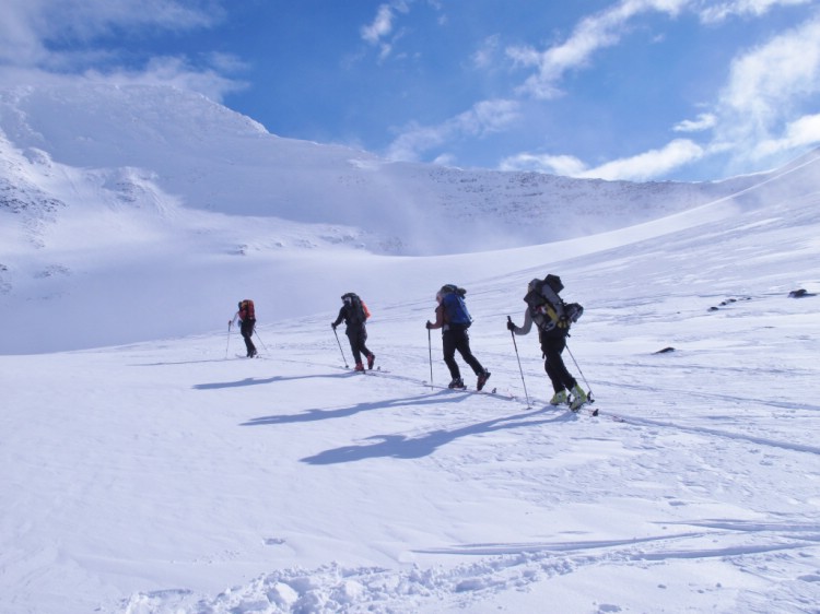 JoJo leden. Ski touring Kebnekaise 6 April 2011. Foto: Magnus Strand