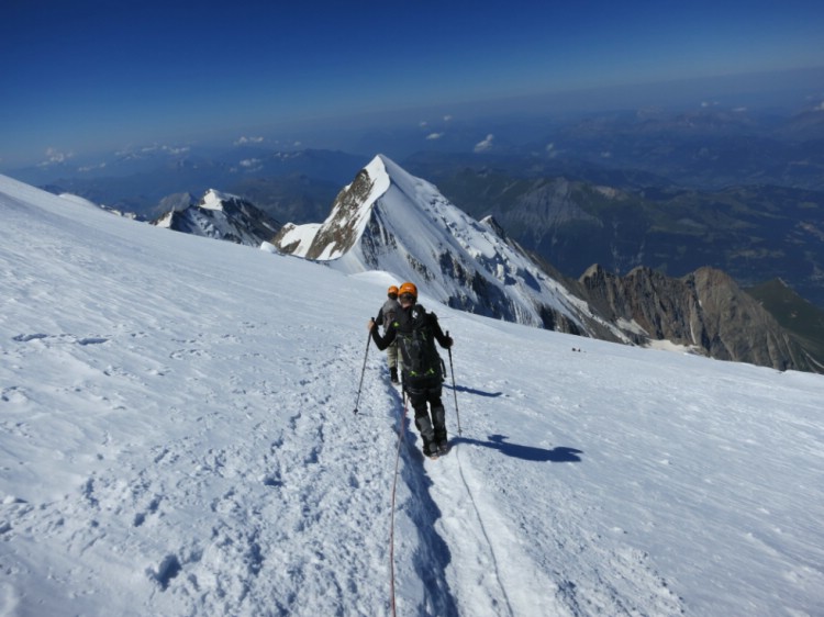 Vandring ner från toppen. Foto: Andreas Bengtsson