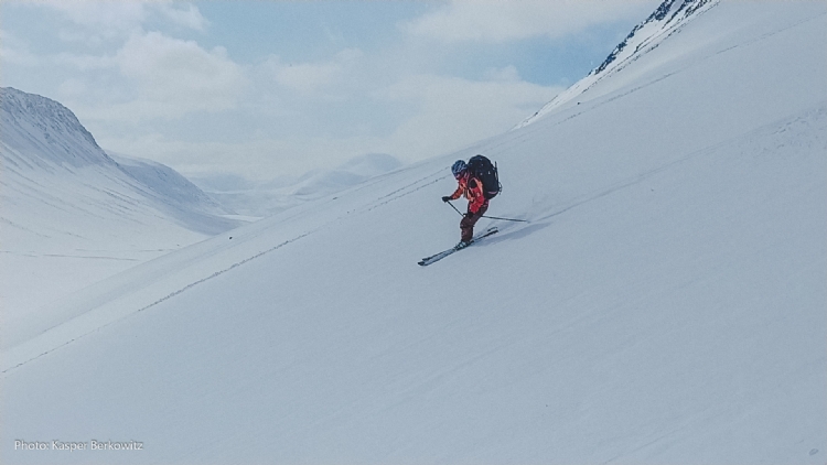 Ski touring in Kebnekaise