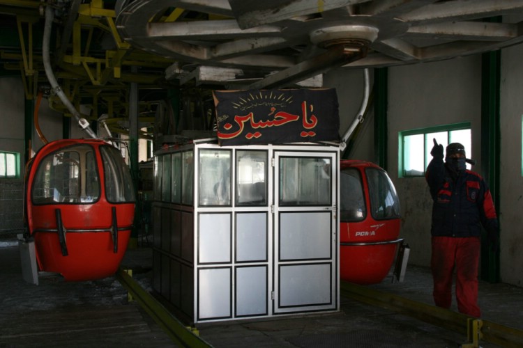 Gondol lift i Dizin.     Foto: Andreas Bengtsson