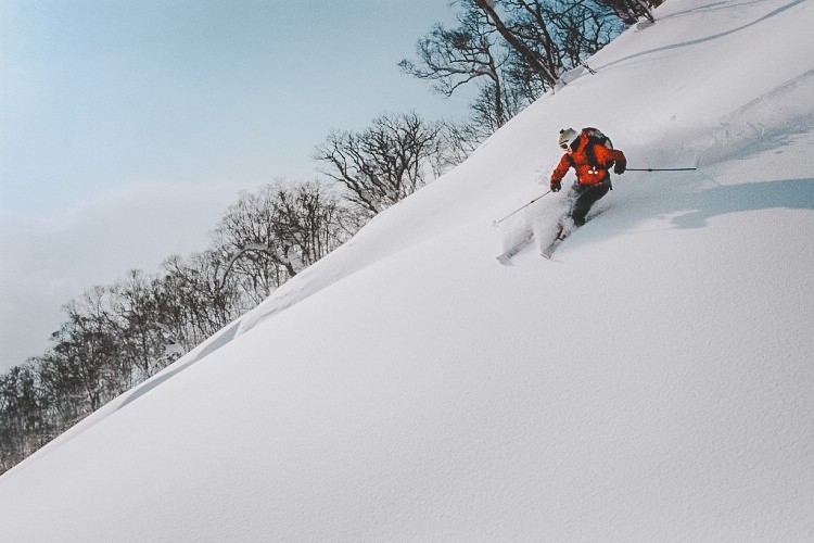 Henrik Bonnevier i Niseko. Foto: Andreas Bengtsson