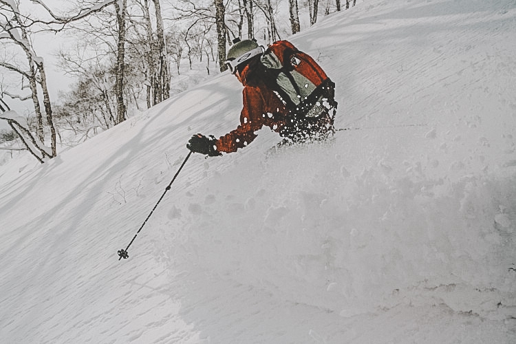 Henrik Bonnevier i Niseko. Foto: Andreas Bengtsson