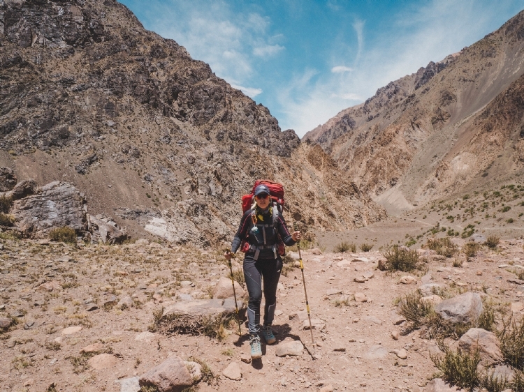 Hike to basecamp