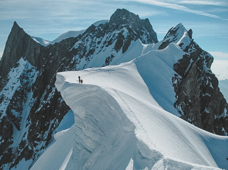 Preparation for Mt Blanc. June 2010. Photo: Magnus Strand