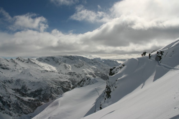 Best skiing at the moment i Gressoney. 4e Feb 2009.  Foto: Andreas Bengtsson